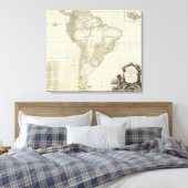 Composite South America 2 Leinwanddruck (Insitu (Schlafzimmer))