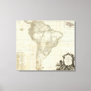 Composite South America 2 Leinwanddruck