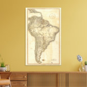 Composite South America 3 Leinwanddruck (Insitu (Wohnzimmer))