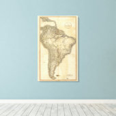 Composite South America 3 Leinwanddruck (Insitu (Holzboden))