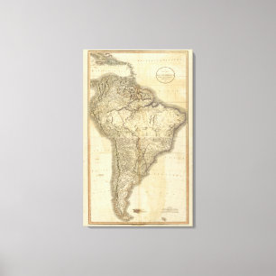 Composite South America 3 Leinwanddruck