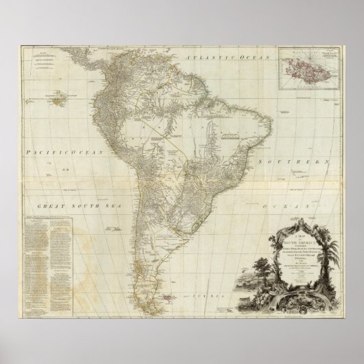 Composite South America 3 Poster (Vorne)