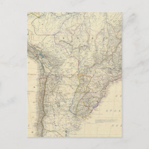 Composite South America 5 Postkarte