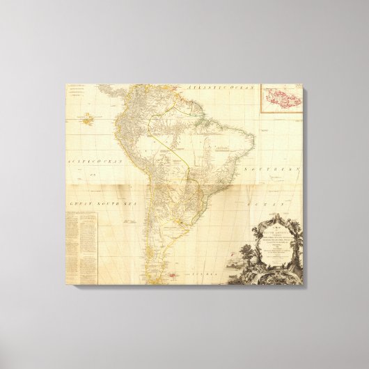 Composite South America Leinwanddruck (Vorderseite)