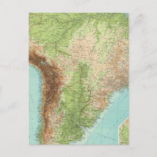 Composite South America Postkarte (Vorderseite)