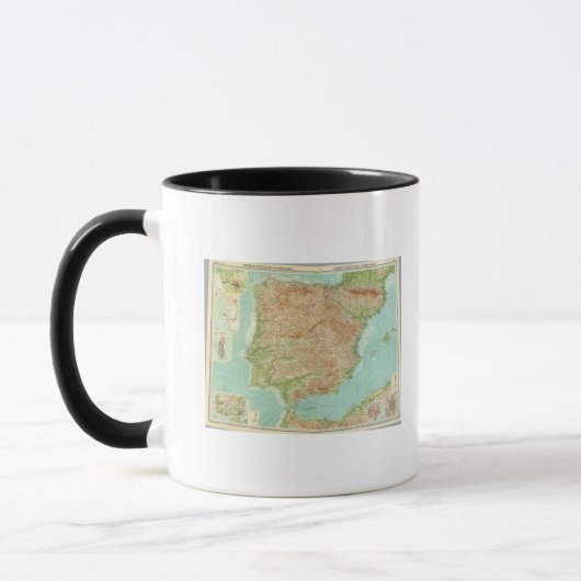 Composite Spain, Portugal Tasse (Links)