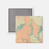 Composite Uinkaret Plateau Nord und Süd Magnet (Vorderseite/Rückseite)