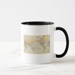 Composite World auf Mercators Projektion Tasse