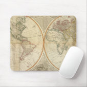 Composite World handfarbene Karte Mousepad (Mit Mouse)
