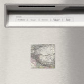 CompositeMap von Indien, Asien Magnet (In Situ (Geschirrspüler))