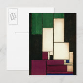 Composition, 1922 postkarte (Vorne/Hinten)