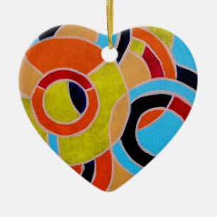 Composition #22 by Michael Moffa Keramik Ornament