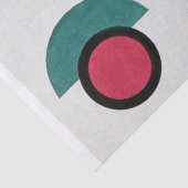 Composition Biomorphic Abstraction-  Kandinsky  Seidenpapier (Detail)