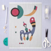Composition Biomorphic Abstraction-  Kandinsky  Seidenpapier (Handwerk)