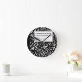 Composition Book Runde Wanduhr (Zuhause)