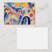 Composition in yellow, 1923 by Wassily Kandinsky Mitteilungskarte (Vorne/Hinten)