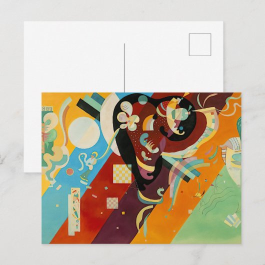 Composition IX, Wassily Kandinsky Postkarte (Vorne/Hinten)