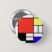 Composition , Mondriaan Button (Vorne & Hinten)
