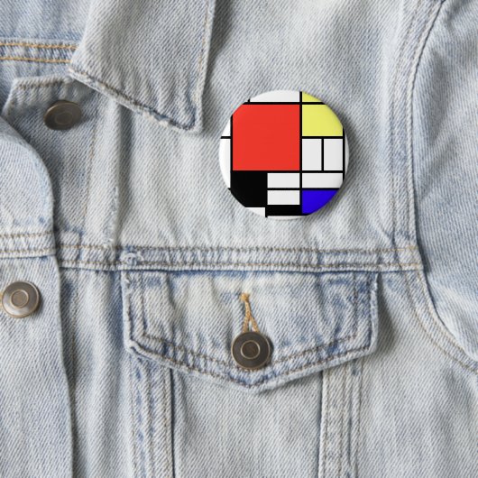 Composition , Mondriaan Button (Beispiel)