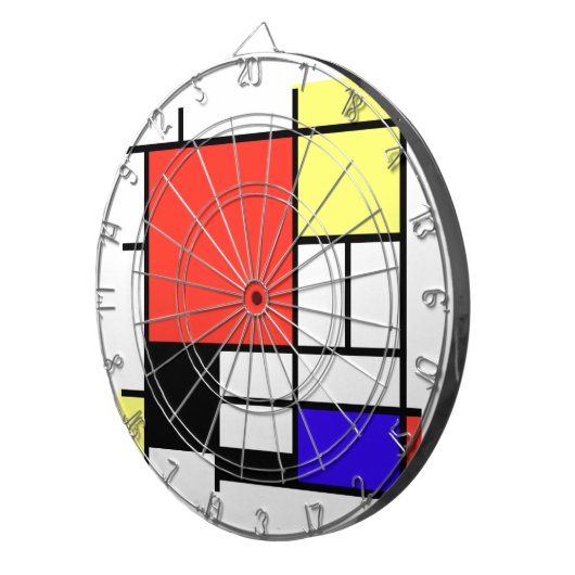 Composition , Mondriaan Dartscheibe (Vorderseite rechts)