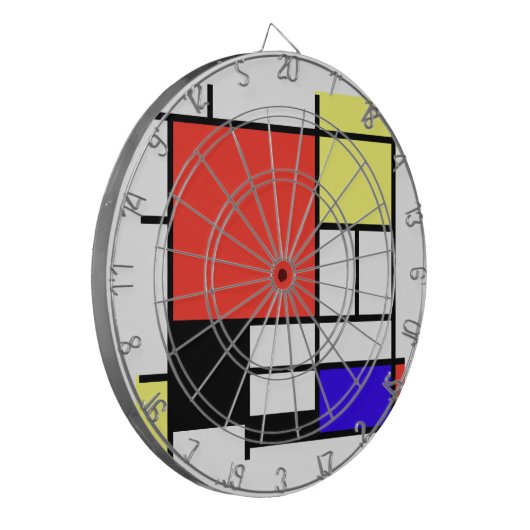 Composition , Mondriaan Dartscheibe (Vorderseite Links)