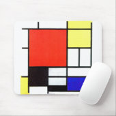 Composition , Mondriaan Mousepad (Mit Mouse)