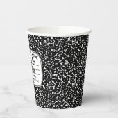 Composition Notebook Party Cups – Disposable Cups Pappbecher (Links)