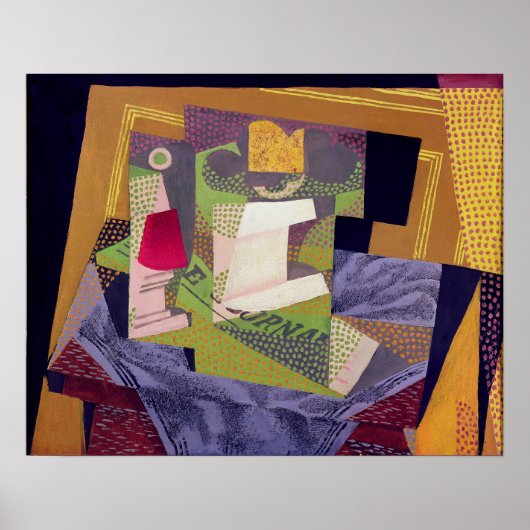 Composition on a Table, 1916 Poster (Vorne)