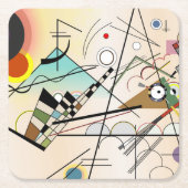 Composition VIII by Wassily Kandinsky Rechteckiger Pappuntersetzer (Vorderseite)