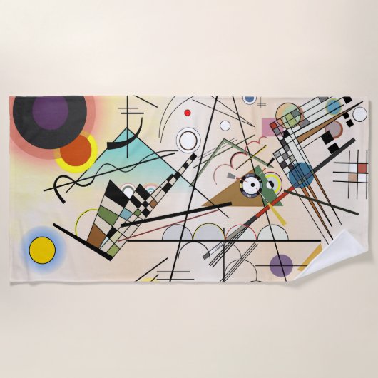 Composition VIII by Wassily Kandinsky Strandtuch (Vorderseite)