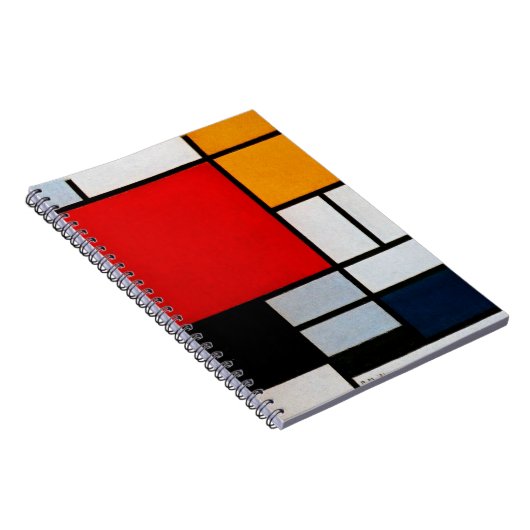 Composition with Large Red Plane Notizblock (Rechte Seite)