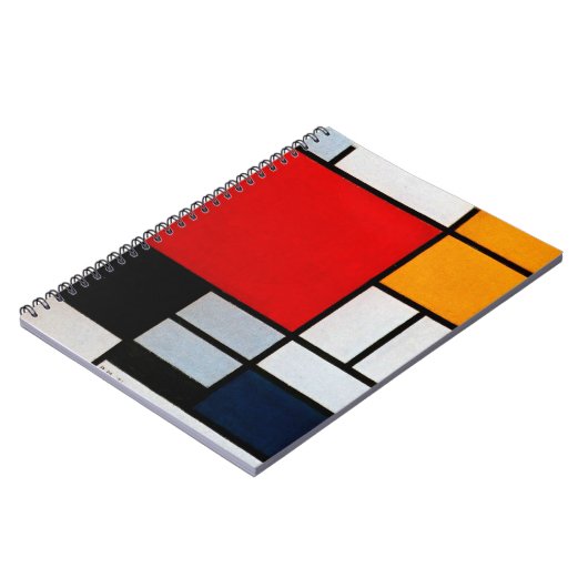 Composition with Large Red Plane Notizblock (Linke Seite)