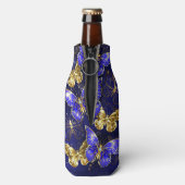 Composition with Sapphire Butterflies Flaschenkühler (Flasche Rückseite)