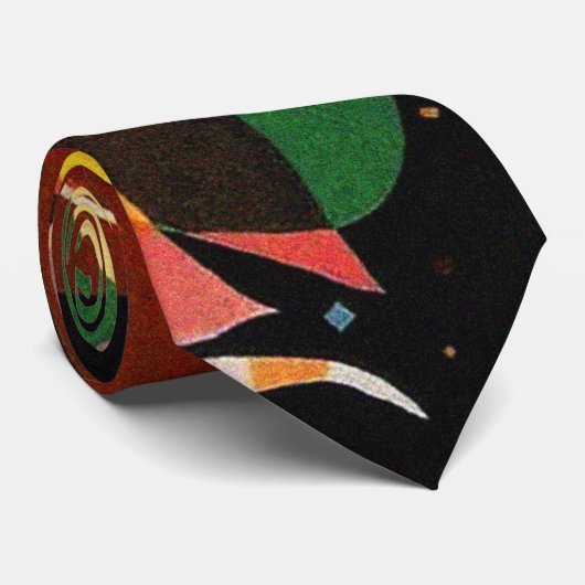 Composition X Biomorphic Abstraction - Kandinsky Krawatte (Gerollt)