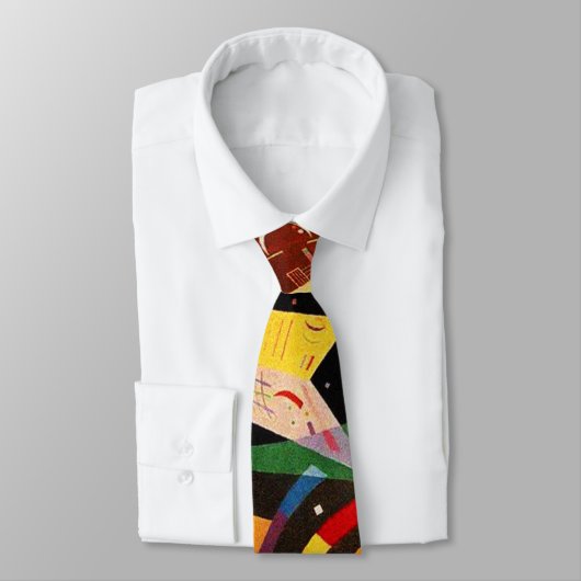 Composition X Biomorphic Abstraction - Kandinsky Krawatte (Gebunden)
