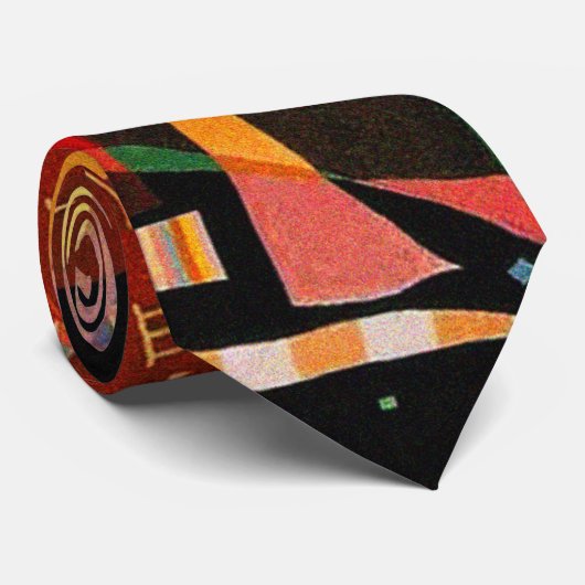 Composition X Biomorphic Abstraction - Kandinsky Krawatte (Gerollt)