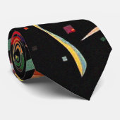 Composition X Biomorphic Abstraction - Kandinsky Krawatte (Gerollt)