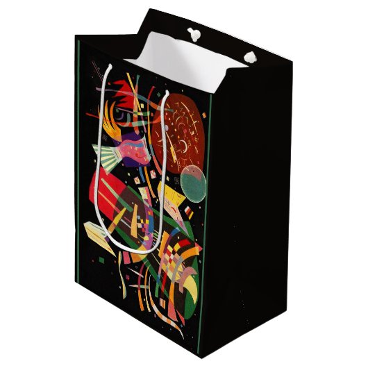 Composition X Biomorphic Abstraction - Kandinsky Mittlere Geschenktüte (Vorderseite Schrägansicht)