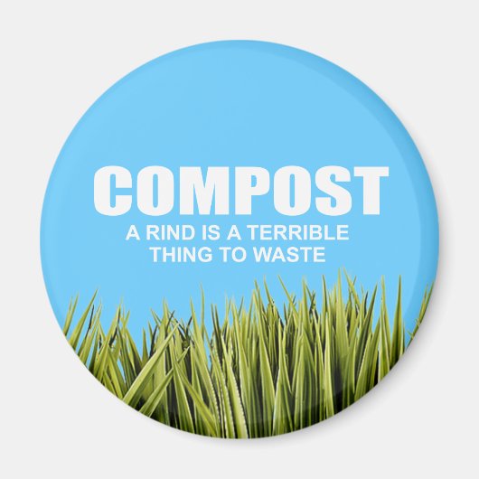 Compost: Eine Rinde ist eine schreckliche Sache zu Magnet (Vorne)