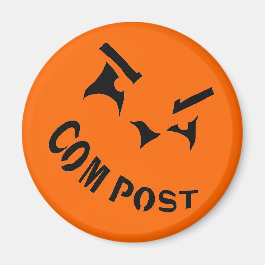 Compost-Jack-o-Lantern-Magnet Magnet (Vorne)