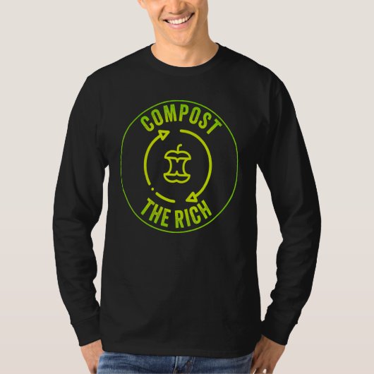 Compost The Rich Expert Composter Composting Worms T-Shirt (Vorderseite)