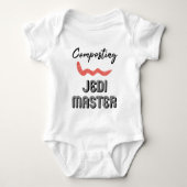 Composting Jedi Master Baby Strampler (Vorderseite)
