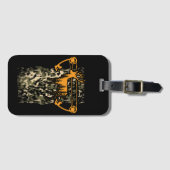 Compound Bow Deer Hunting Graphic Gepäckanhänger (Vorderseite (Horizontal))