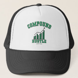 Compound Hustle Investor's Grind Financial Savvy Truckerkappe