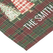 Comprobación personalizada del Árbol de Navidad Mittelgroßer Tischläufer (Ecke)