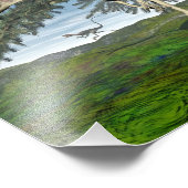 Compsognathus dinosaurier - 3D rendern Fotodruck (Ecke)