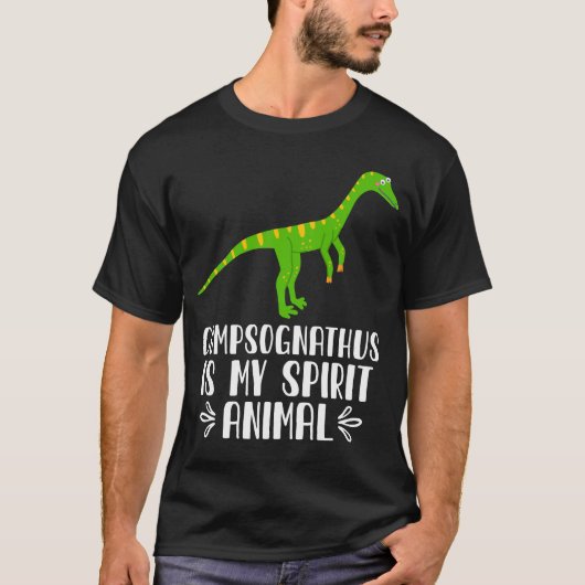 Compsognathus is My Spirit T-Shirt (Vorderseite)
