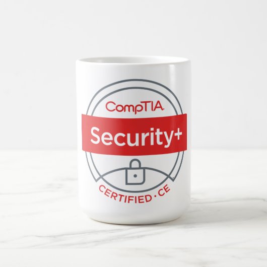 CompTIA Security+-zertifizierte Tasse (Mittel)