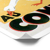 Comptoir des Viandes Vintage Küche und Kunst Poster (Ecke)