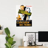 Comptoir des Viandes Vintage Küche und Kunst Poster (Heimbüro)